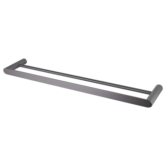 GM6502.8.TR RUSHY Brushed Gunmetal Grey Wall Mounted Towel Rail
