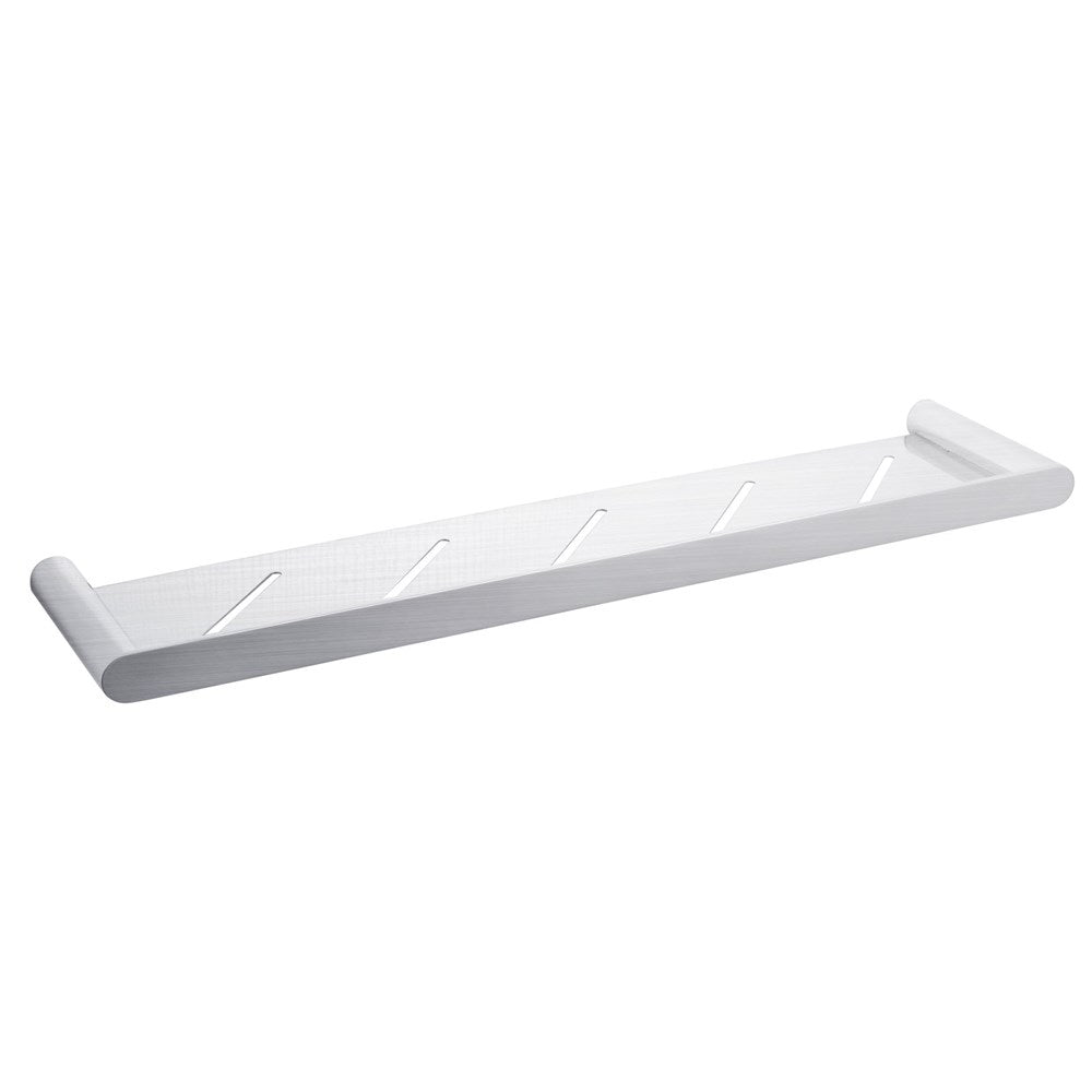 GM6514.TR RUSHY Brushed Gunmetal Grey Wall Mounted Towel Shelf