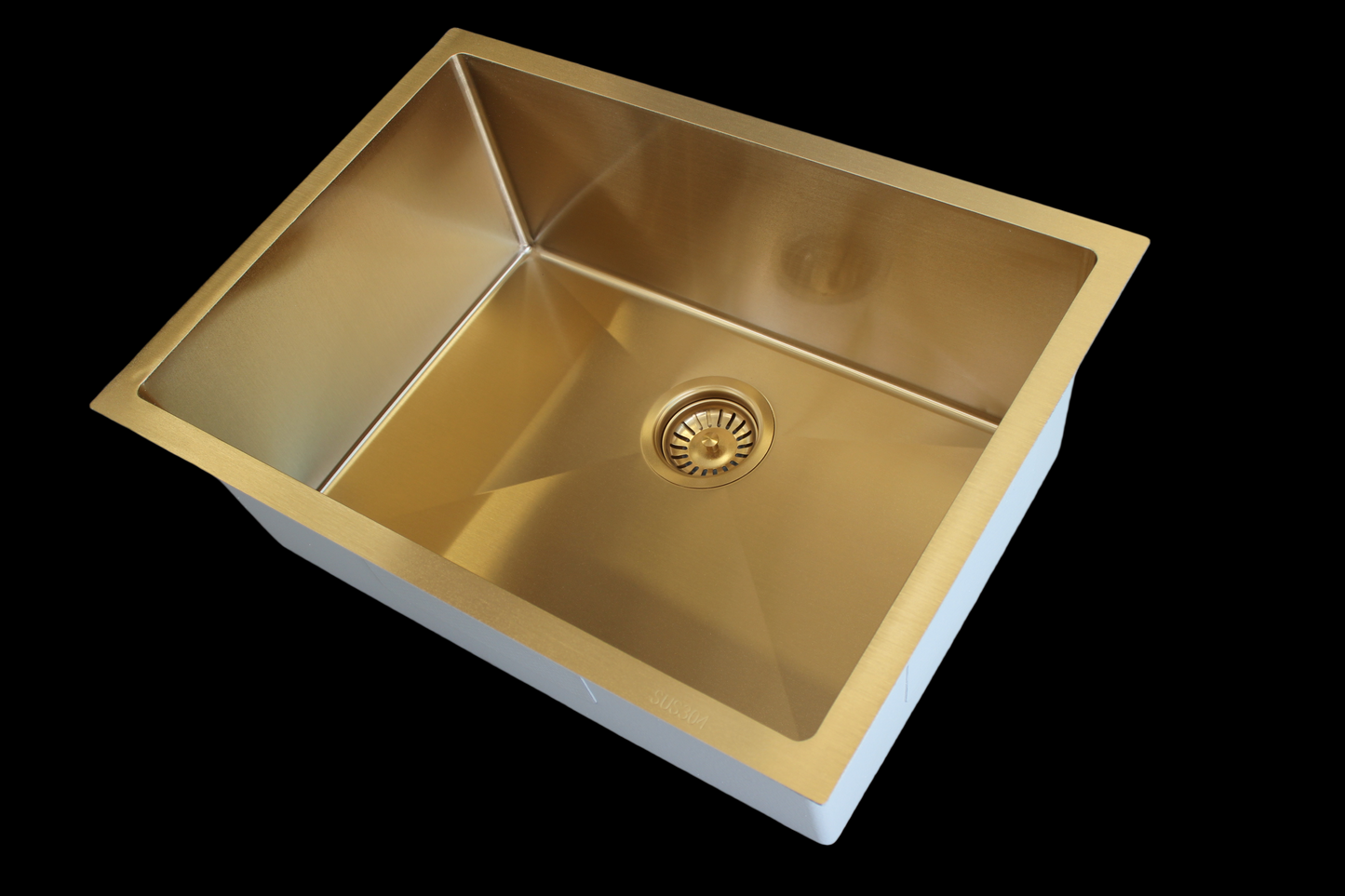 HMSB6245GOLD Nano coating (Golden) Golden Rectangular with R10 rounded corners Overmount, Undermount Kitchen Sink, Laundry Tub, Single Bowl