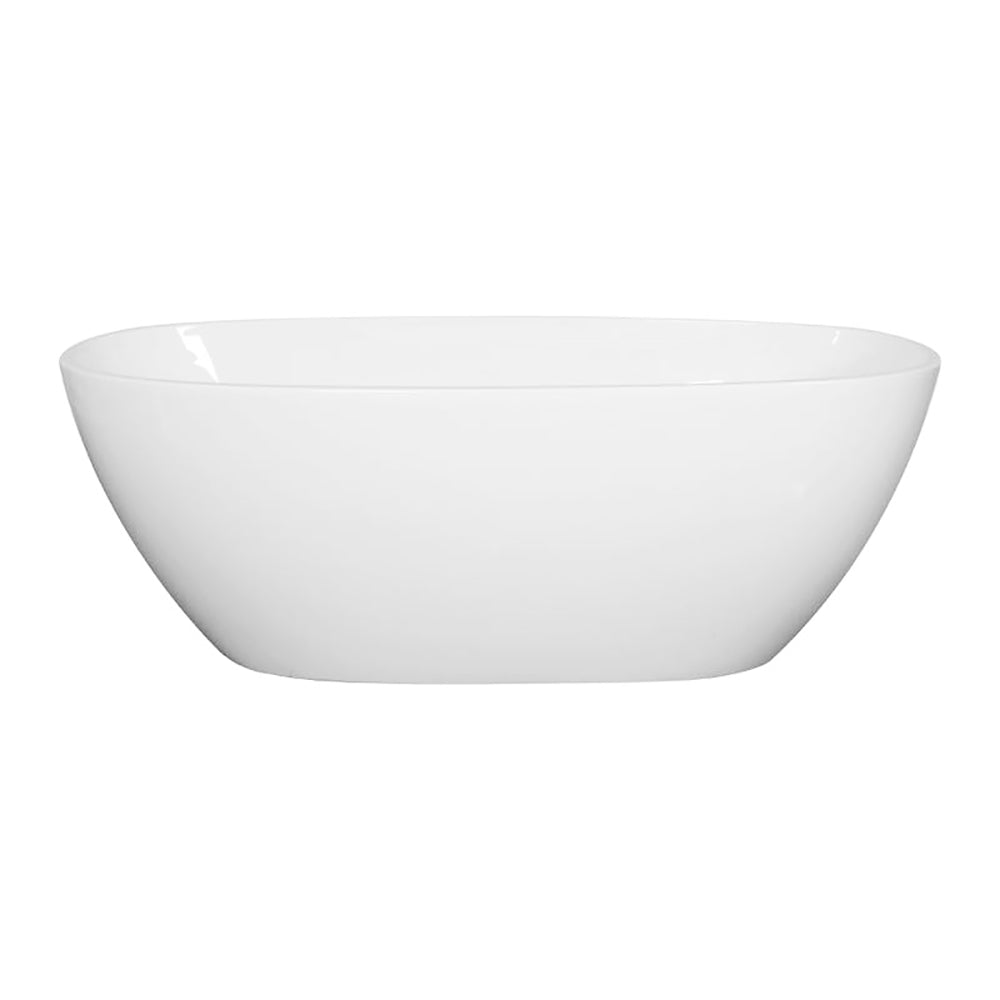 KBT-5-1500 Stella Gloss White Oval Free Standing Bathtub