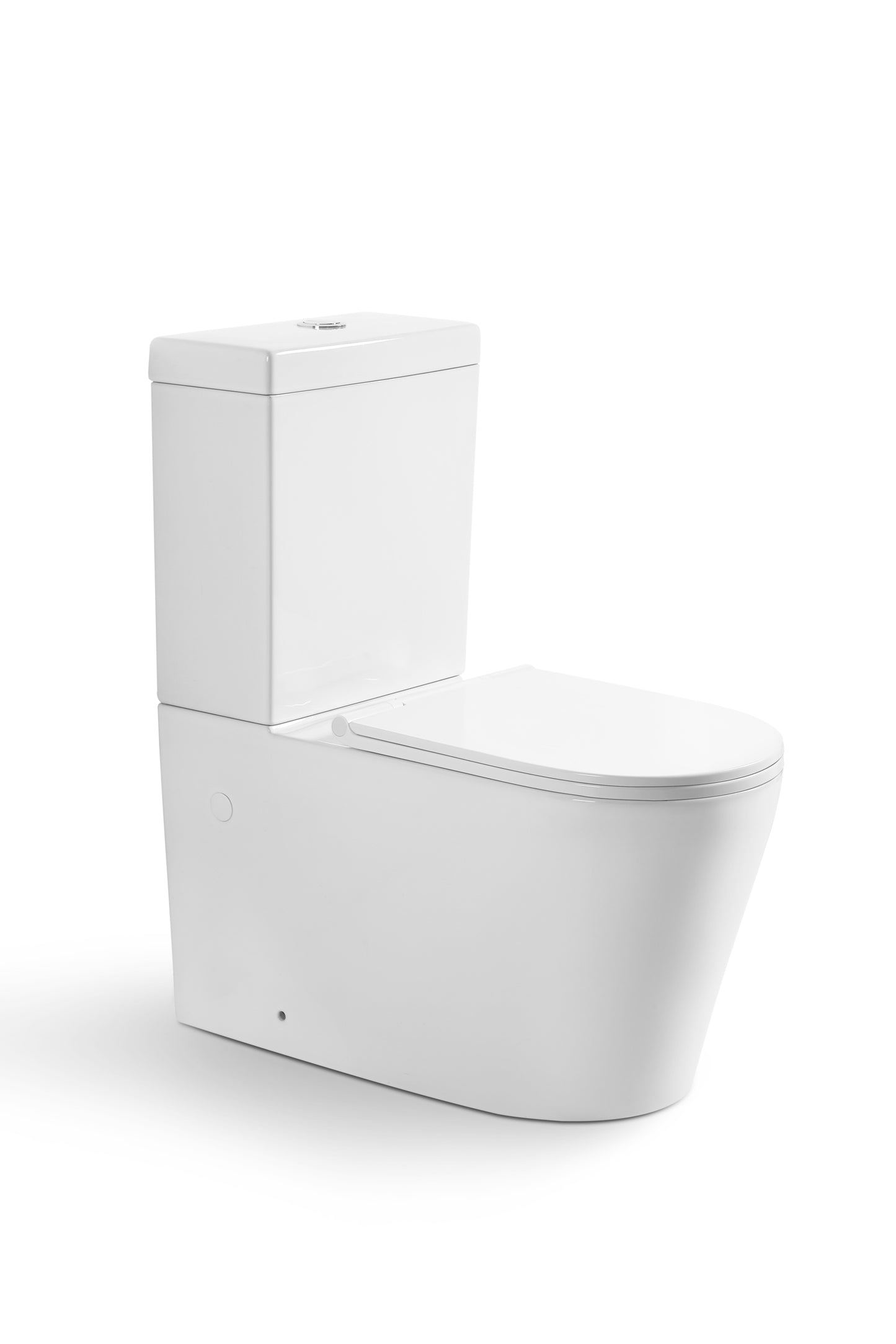 KDK002R Stella Gloss White Round Free Standing Toilet