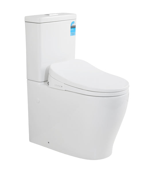 KDK028 + SMBD01 Smart Zeus Rimless Tornado back to wall Toilet Suite