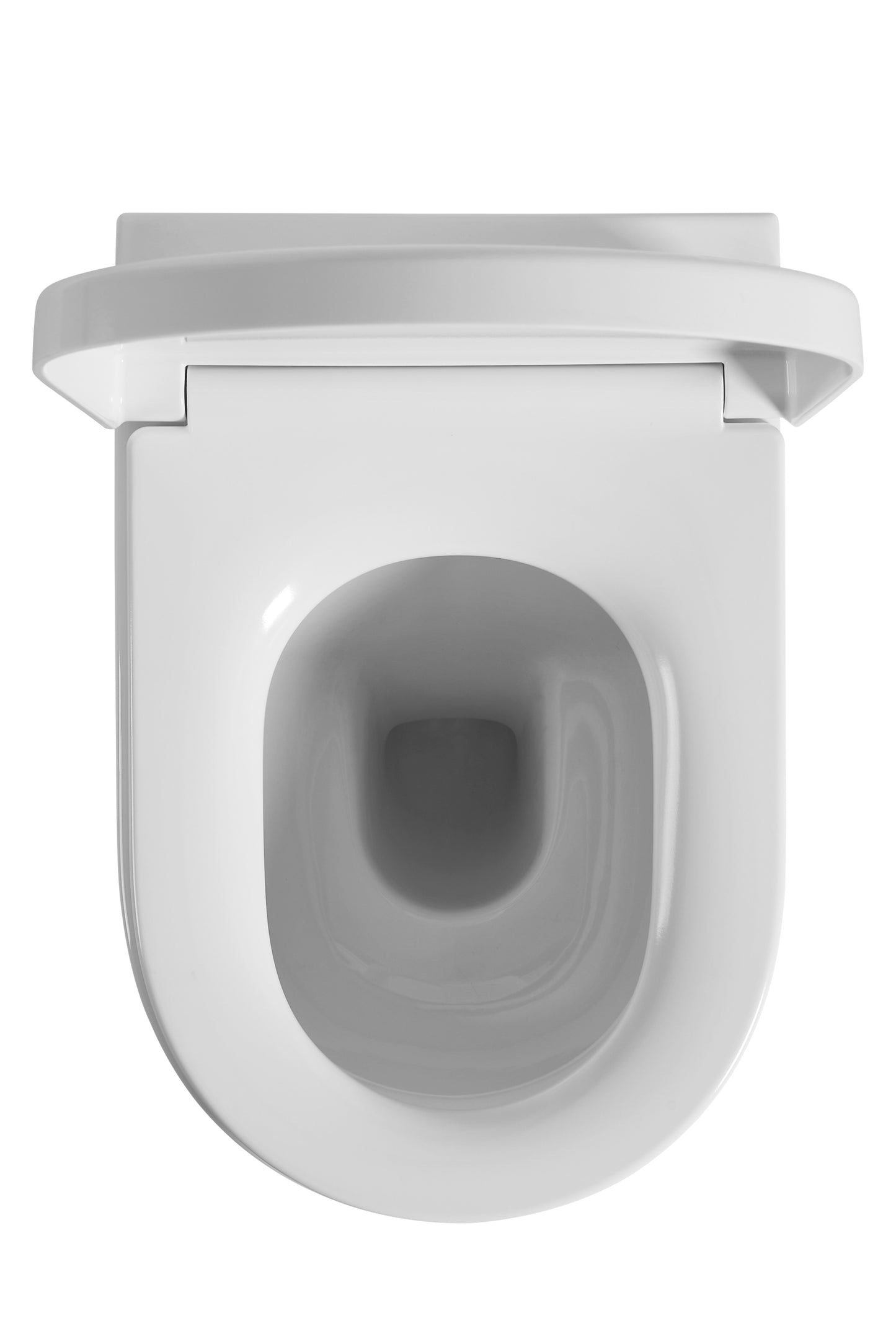 KDK102 Avery White Floor-mounted, Wall-faced Toilet