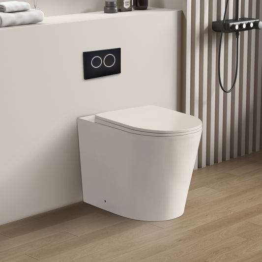 KDK102R Avis White Free Standing Toilet