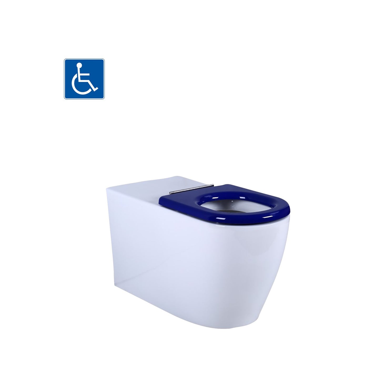 KDK106 Asta disable Care Gloss White Floor-mounted, Wall-faced Toilet