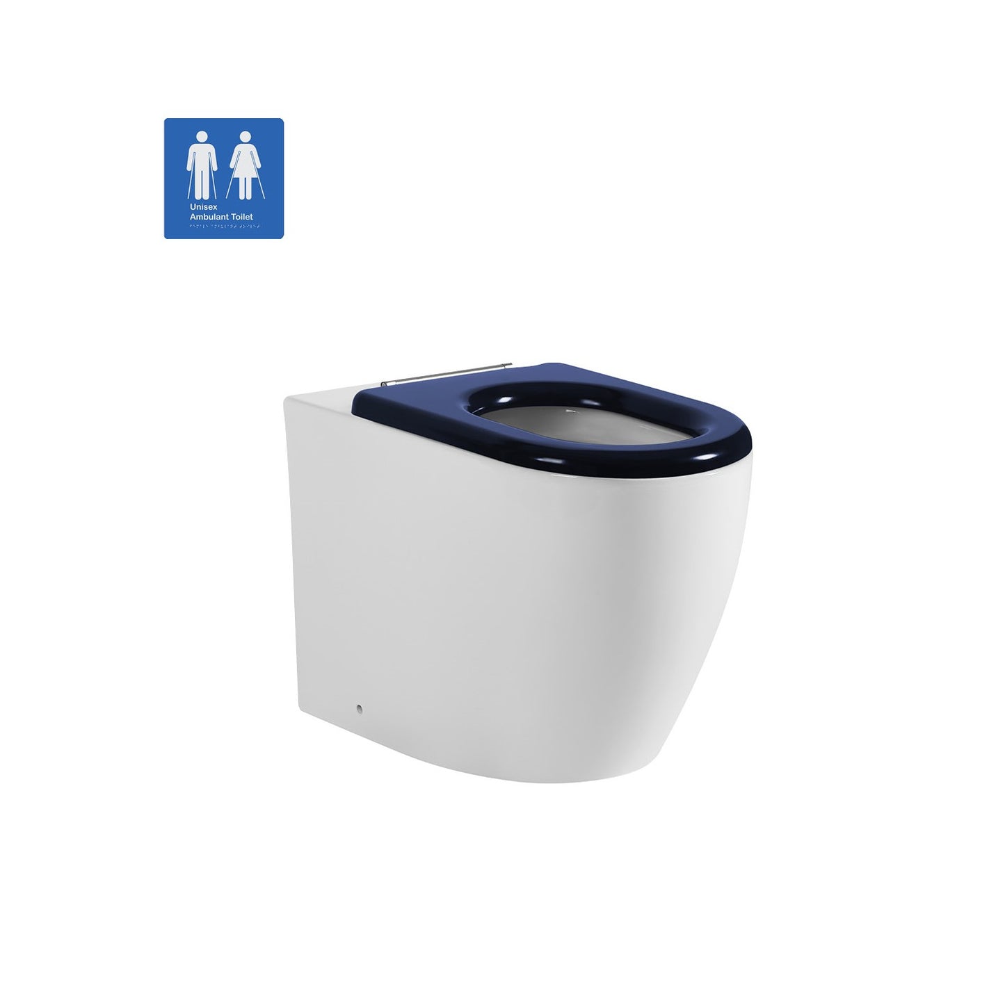 KDK107T Elvera White Floor-mounted, Wall-faced Toilet