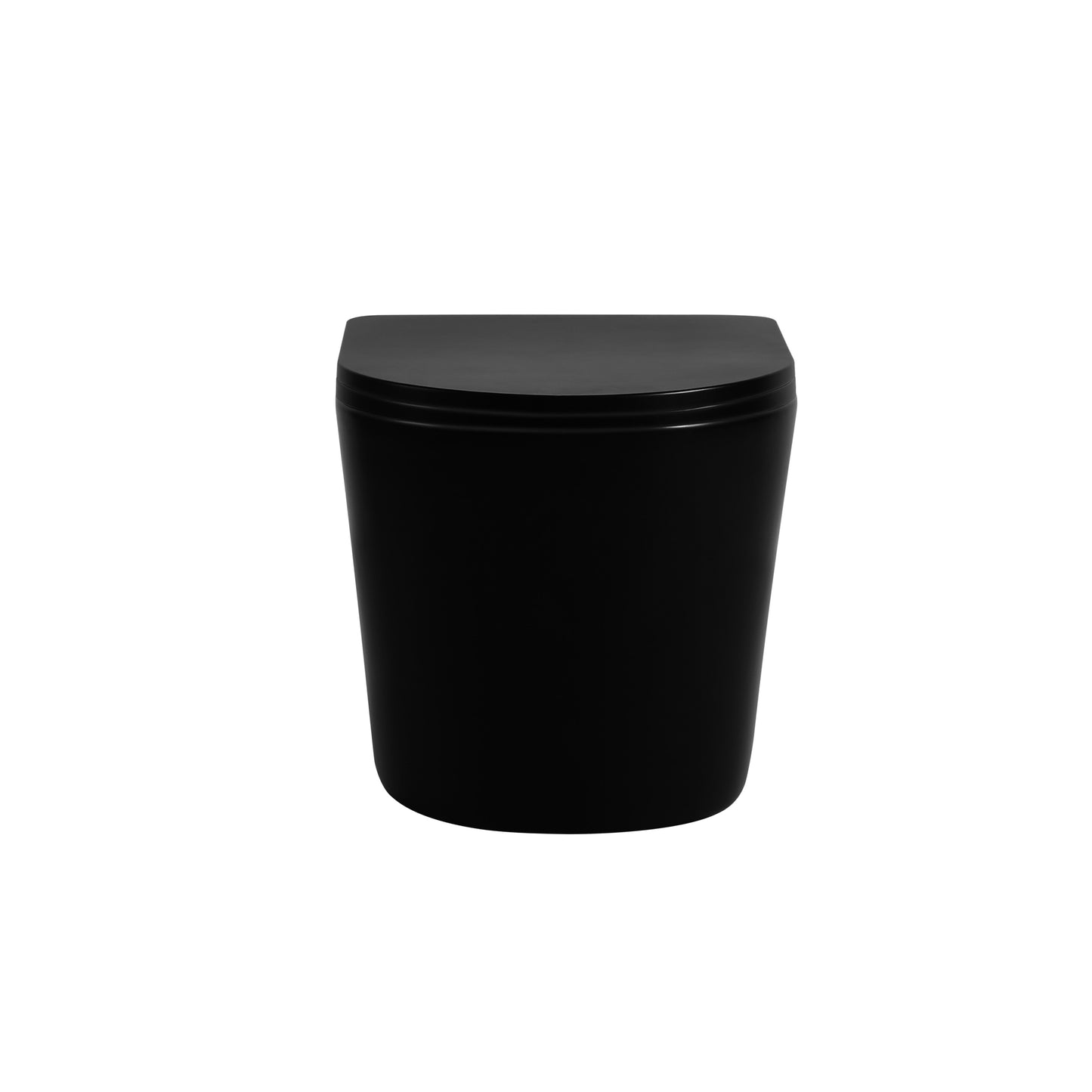 KDK302R-MB Avis Matte Black Rectangular Wall hung Toilet