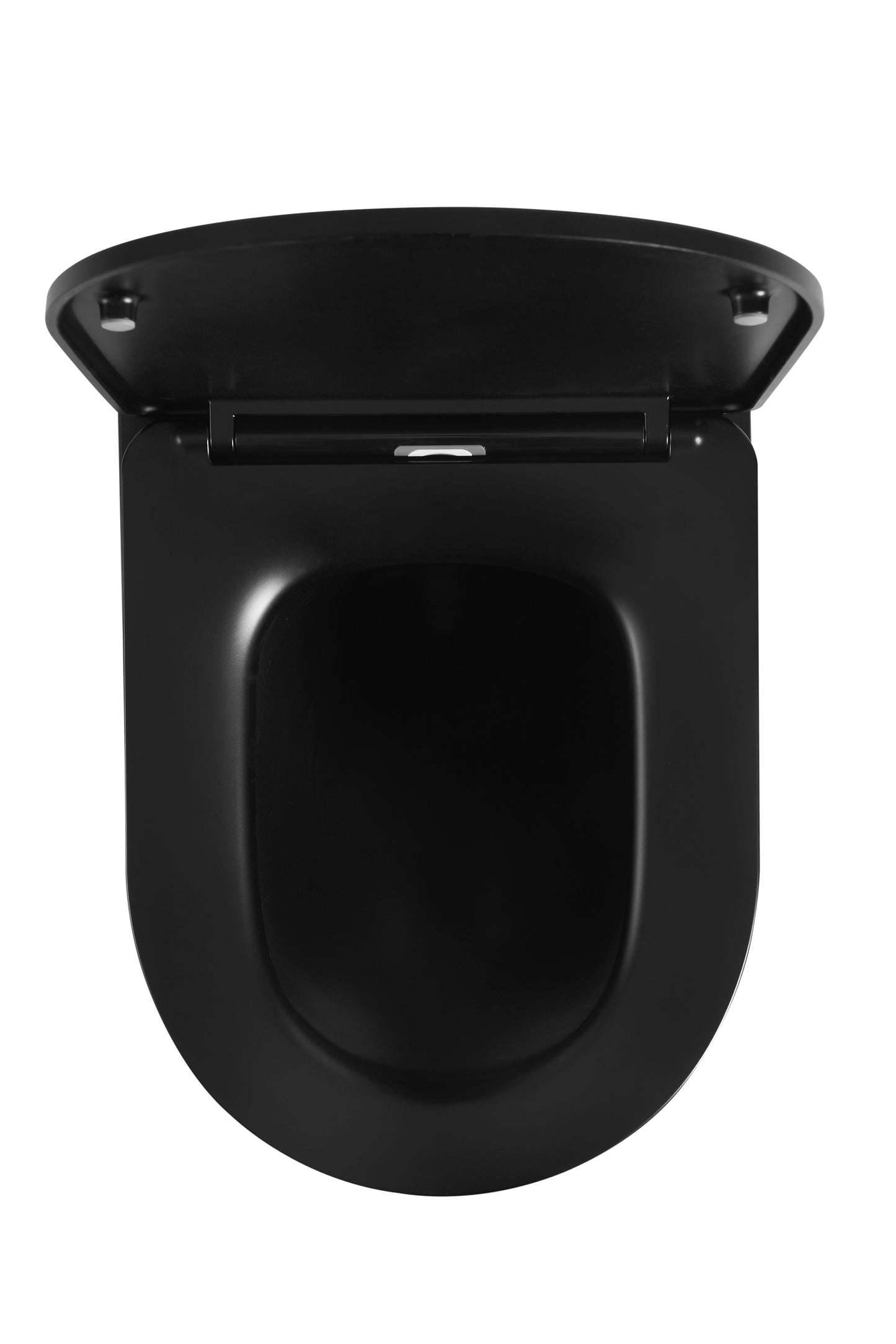 KDK302R-MB Avis Matte Black Rectangular Wall hung Toilet