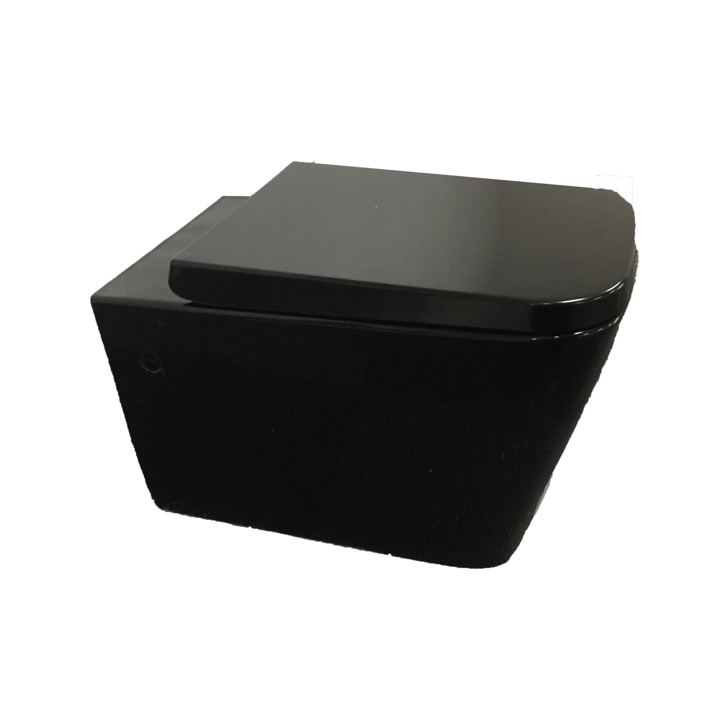 KDK303-B Qubist Gloss White Square Wall hung Toilet