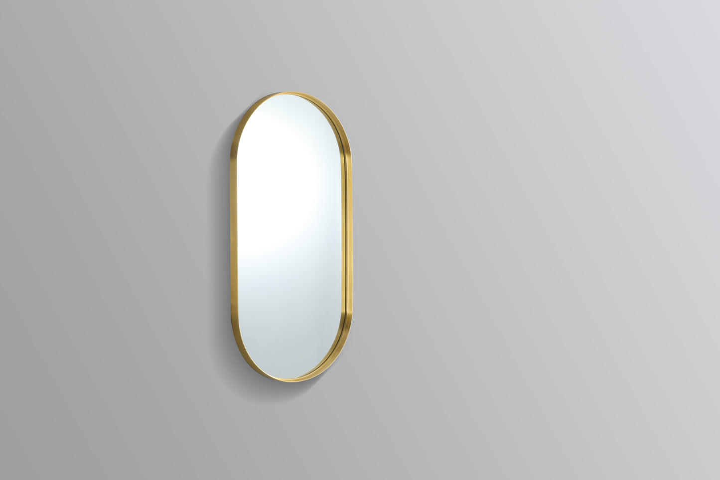 KOV4590F-BG Olivia Yellow Gold Yellow Gold Oval Mirror