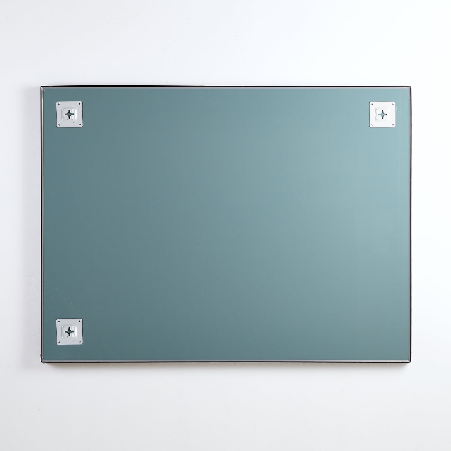 KS1290F-MB Qubist Matte Black Rectangular Wall Mounted Mirror