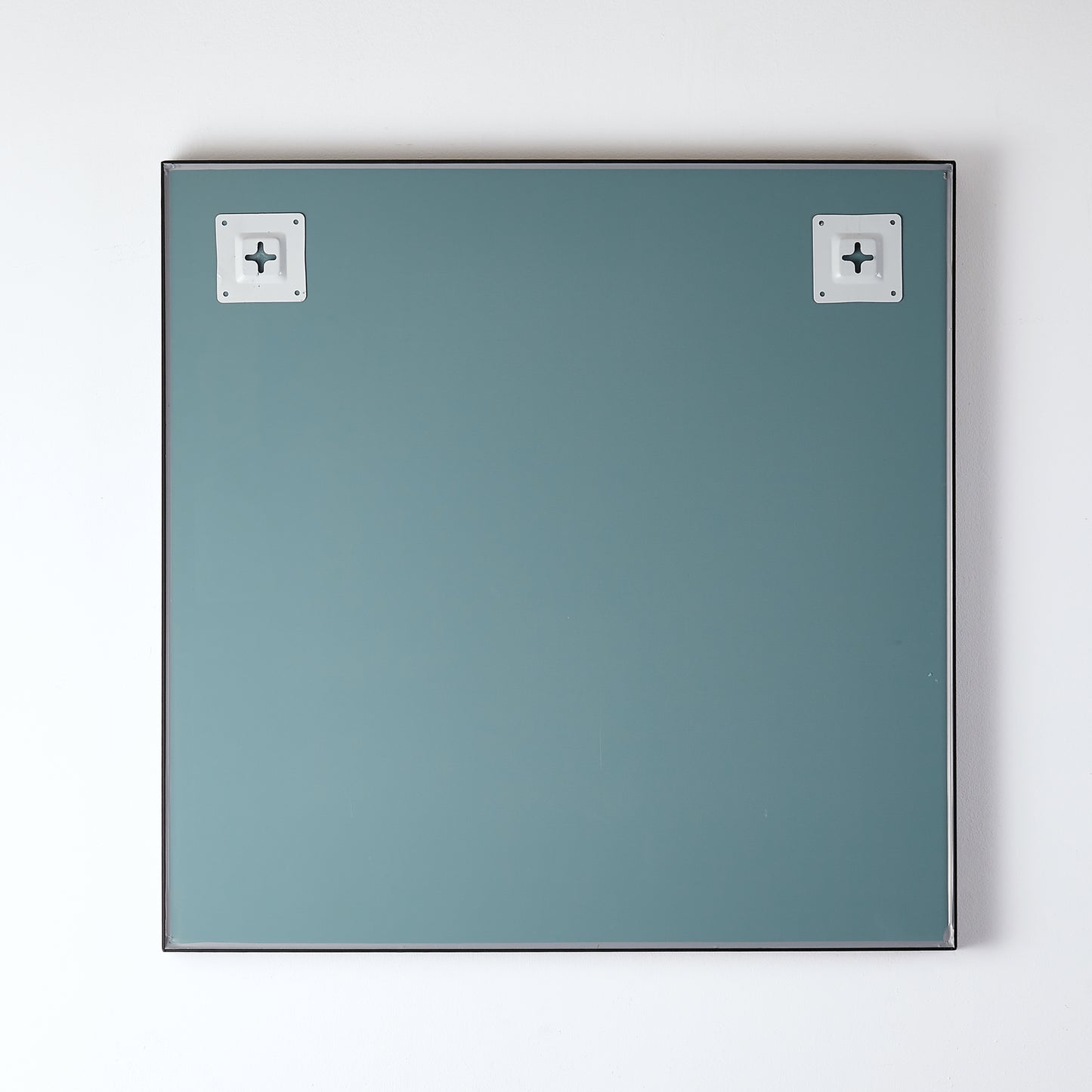 KS7575F-MB Qubist Matte Black Square Wall Mounted Mirror