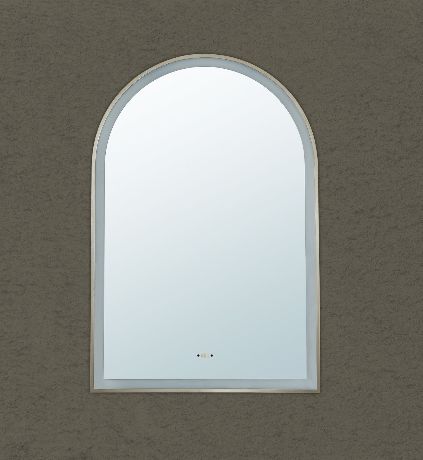 LFMAR6090-BN Aura Brushed Nickel Nickel Rectangular Wall Mounted Mirror