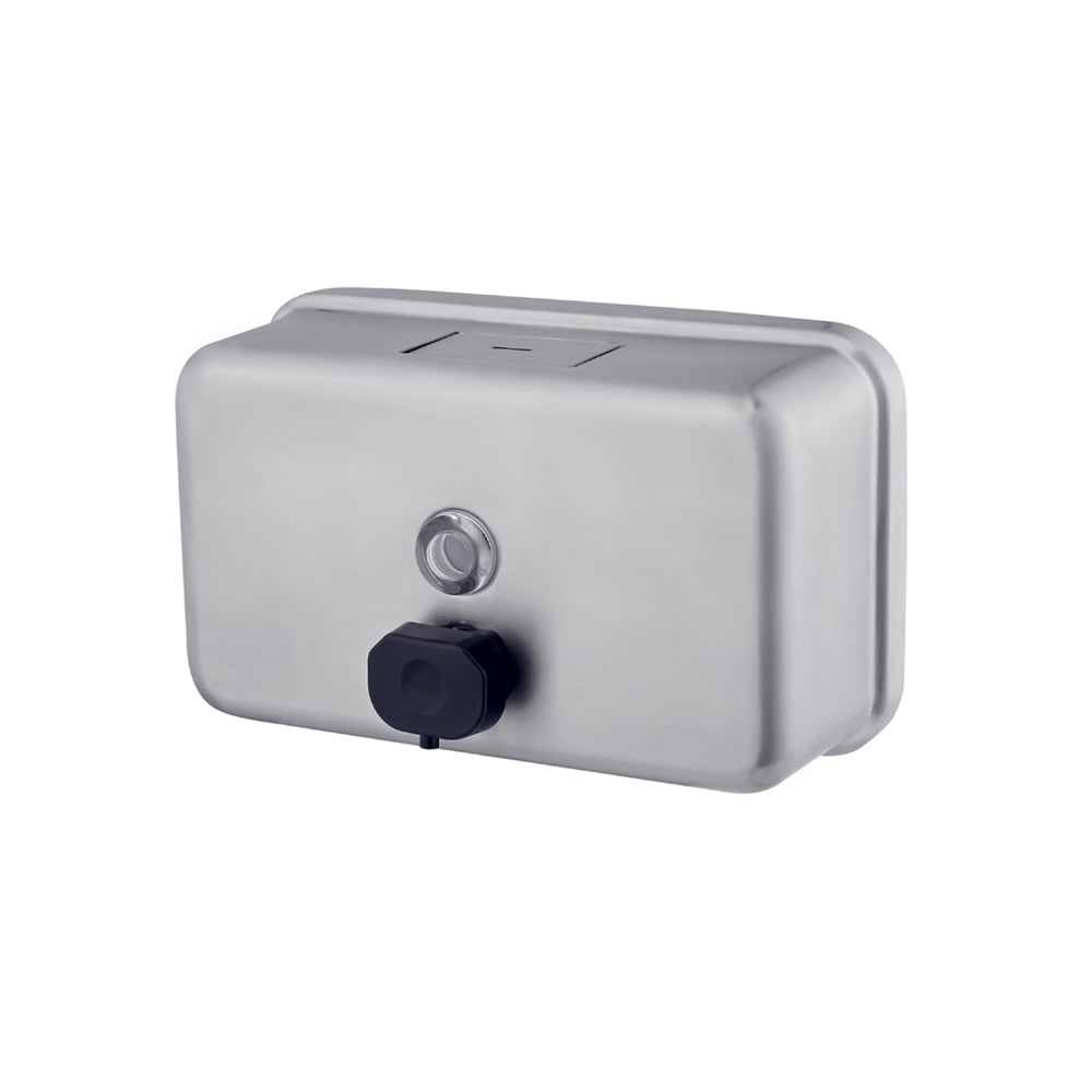 MAP-1007 Satin Rectangular Wall Mounted Soap Dispenser