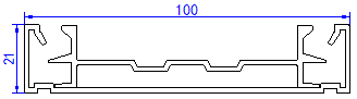 MS-21TIG-B Brushed Black Rectangular Floor Drain