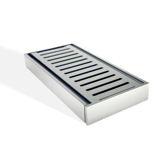 MS-EF26GRT-GM Brushed Gunmetal Rectangular Floor-mounted Floor Grate
