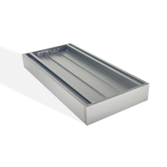 MS-EF26TIG-GM Slimline Brushed Gunmetal Rectangular Floor-mounted Tile Insert