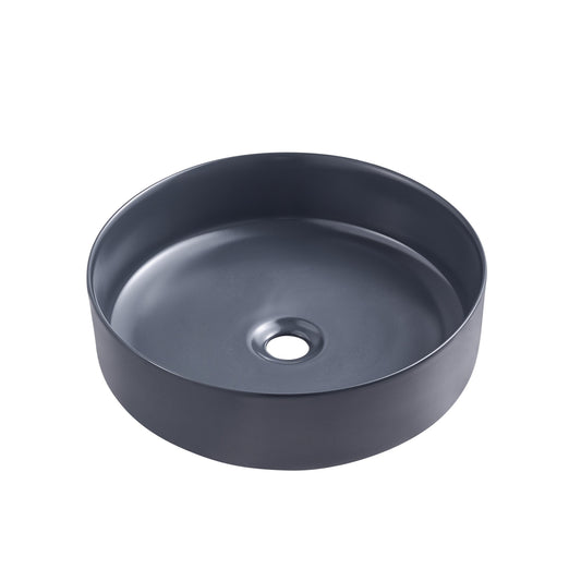 NAV-360DR Matte Dark Blue Round Above Counter Basin