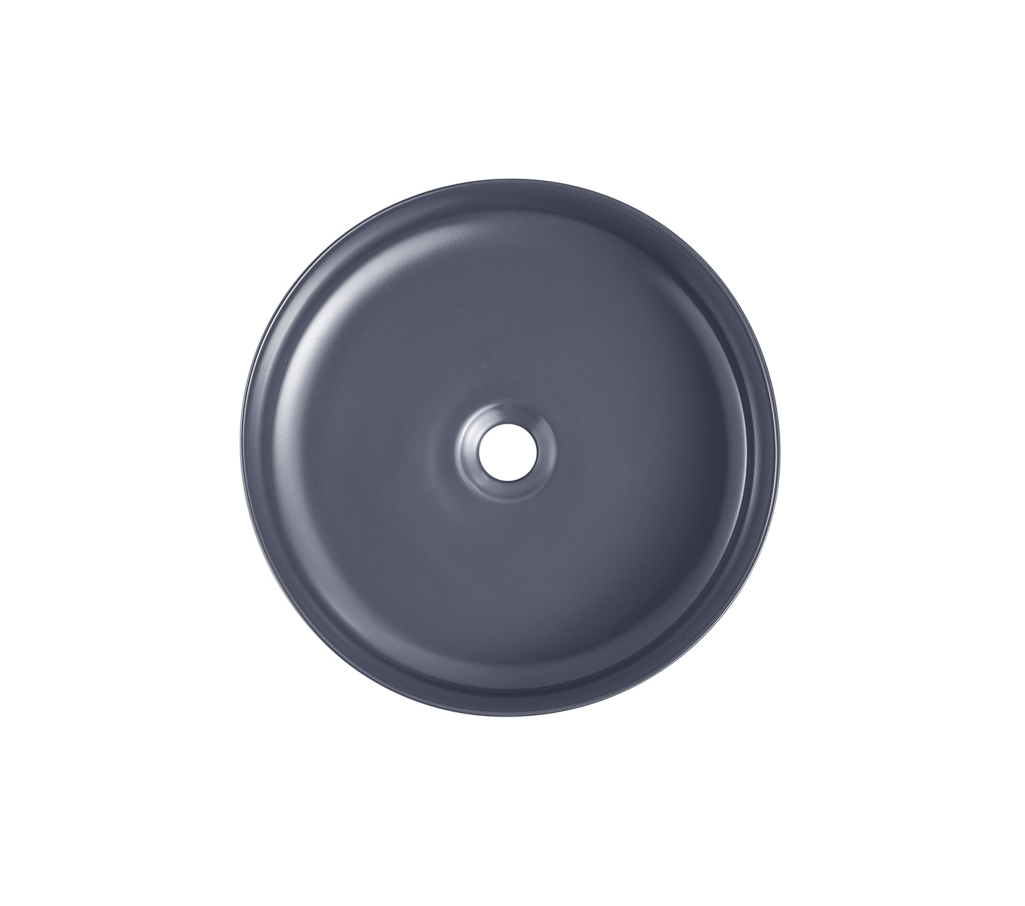 NAV-360DR Matte Dark Blue Round Above Counter Basin