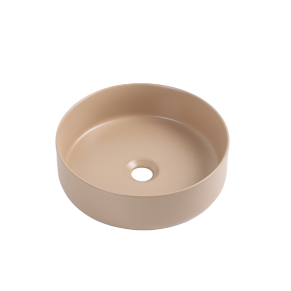 NAV-360K Matte Khaki Round Above Counter Basin