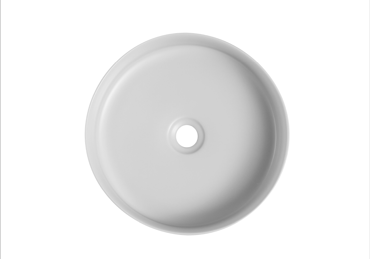 NAV-360R Matte Grey Round Above Counter Basin