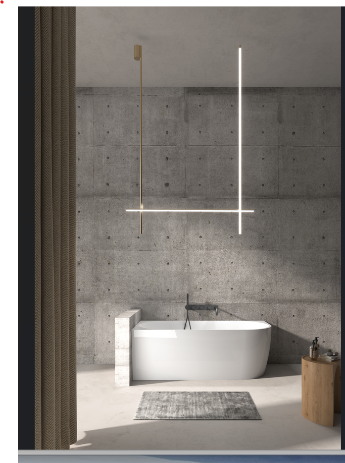 NAV-LCB1500 Gina Gloss White Rectangular Left Corner Bathtub