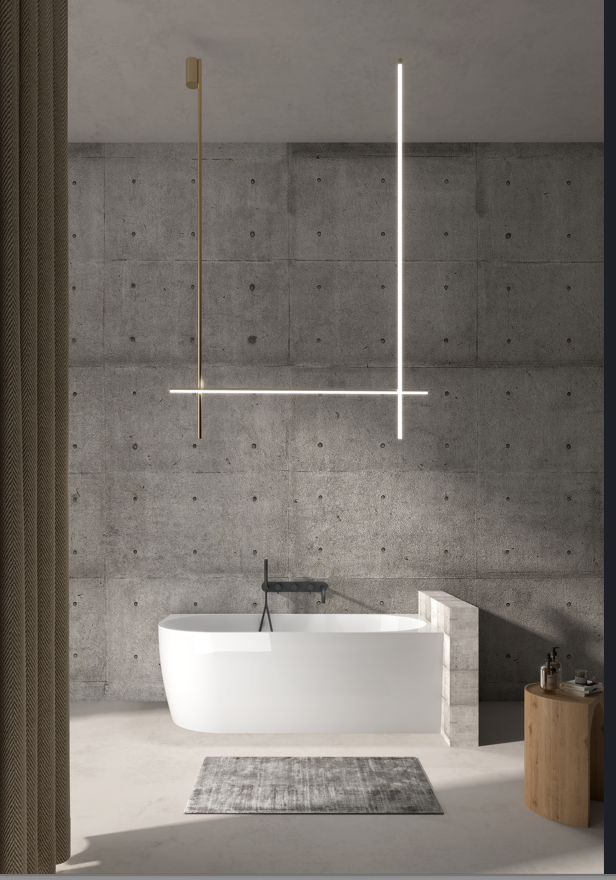 NAV-RCB1500MW Gina Matte White Right corner Back to Wall, Right Corner Bathtub