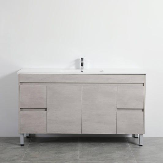 NC154LG Concrete Grey Free Standing Vanity