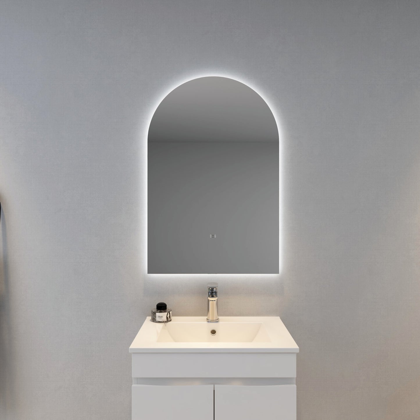 OAR6090BM LED Aura Arched Mirror