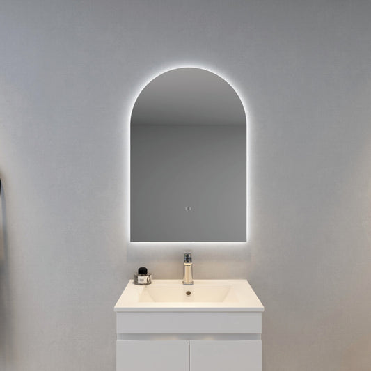 OAR6090BM LED Aura Arched Mirror
