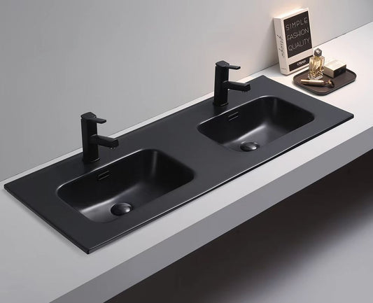 OMB1220 Olivia Matte Black Vanity Top