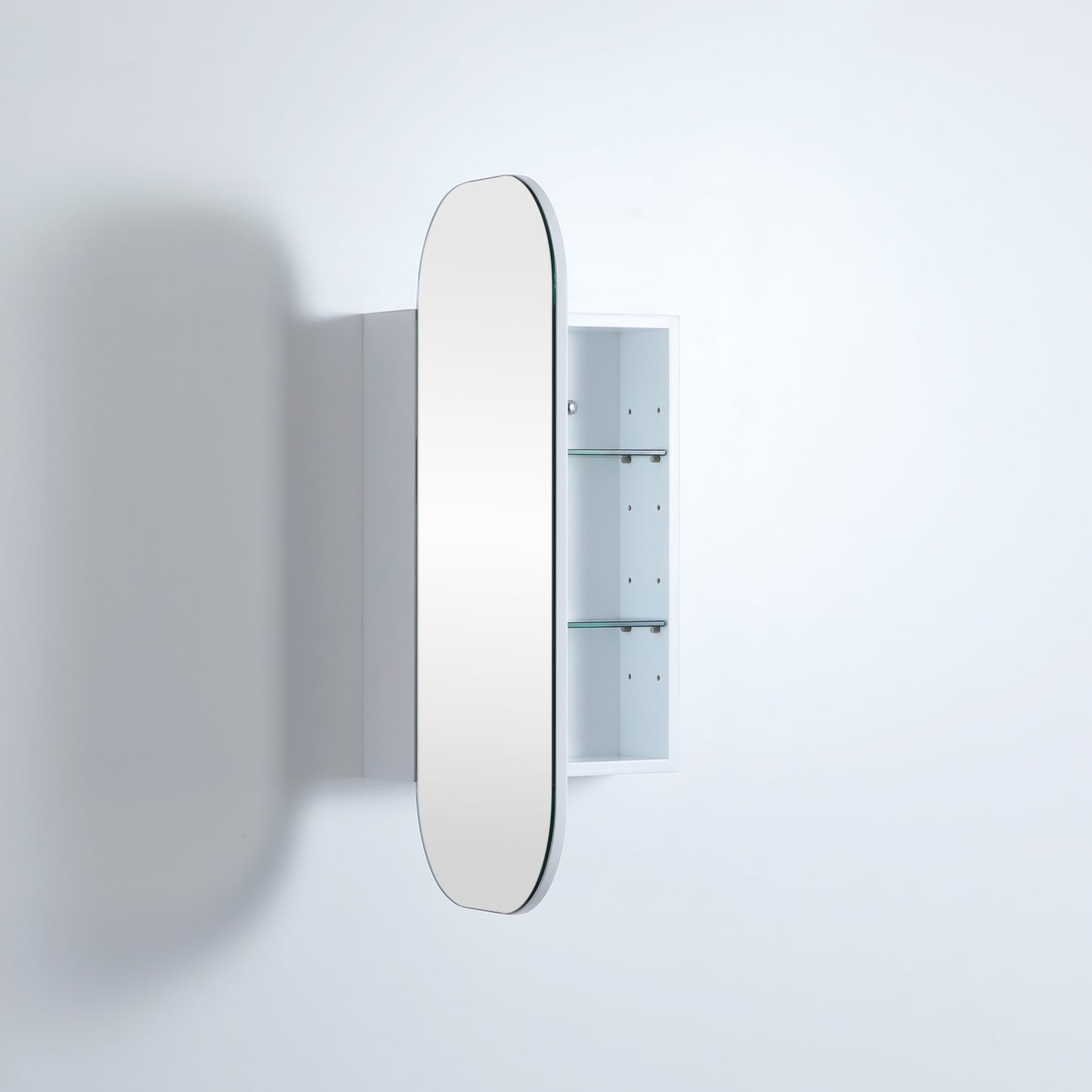 OSV4090MW Olivia Matte White Rectangular Wall Mounted Shaving Cabinet