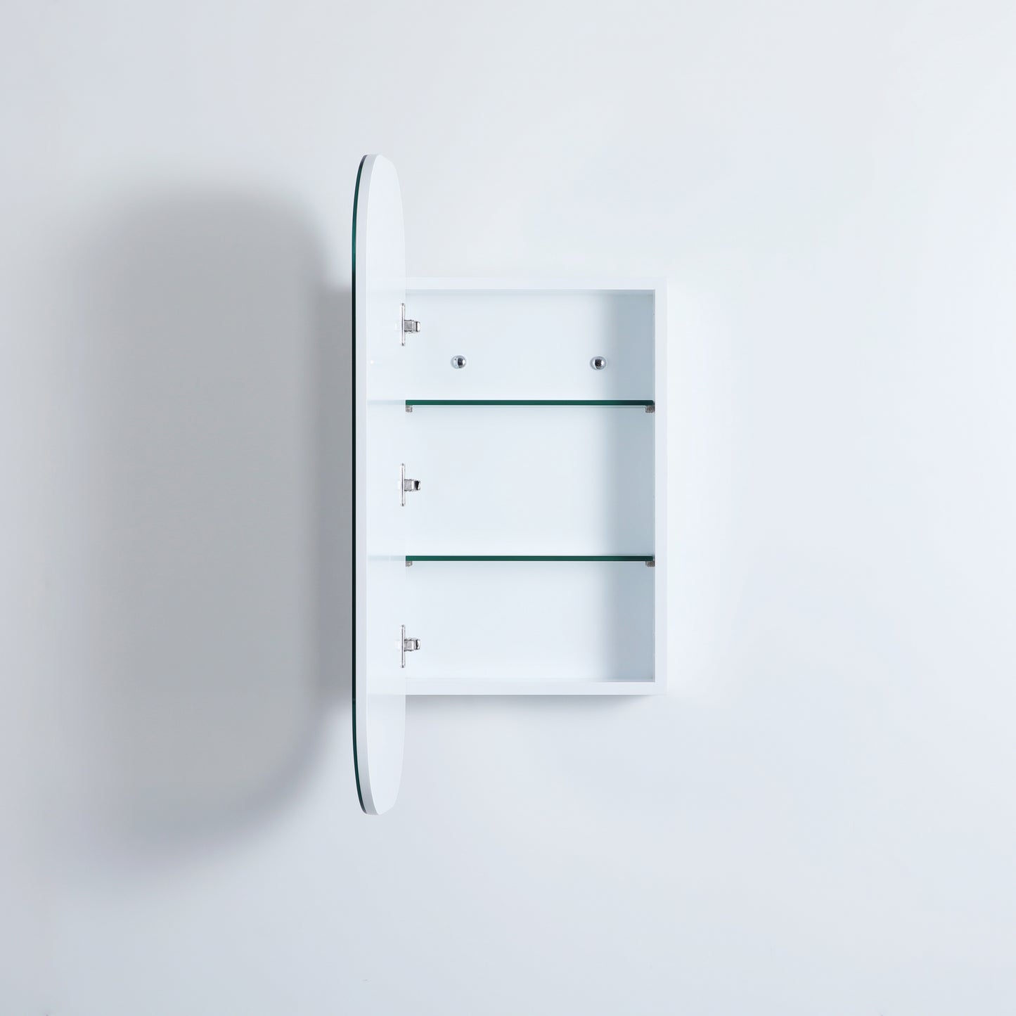 OSV4090MW Olivia Matte White Rectangular Wall Mounted Shaving Cabinet
