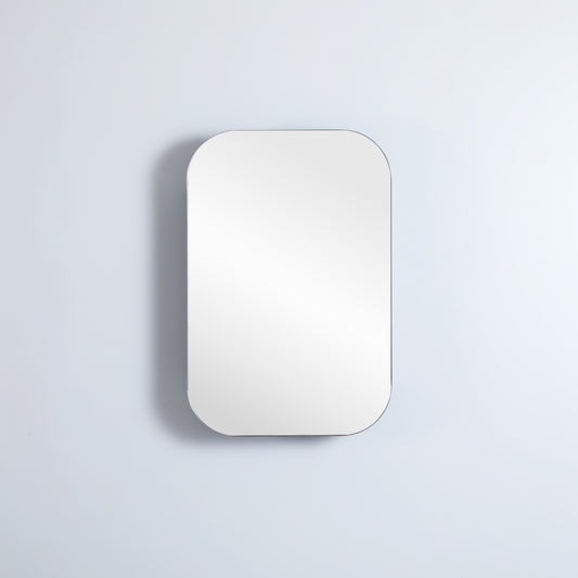 OSV6090MB Olivia Matte Black Rectangular Wall Mounted Mirror Cabinet
