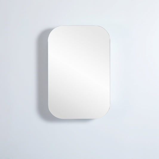 OSV6090MW Olivia Matte White Oval Wall Mounted Shaving Cabinet