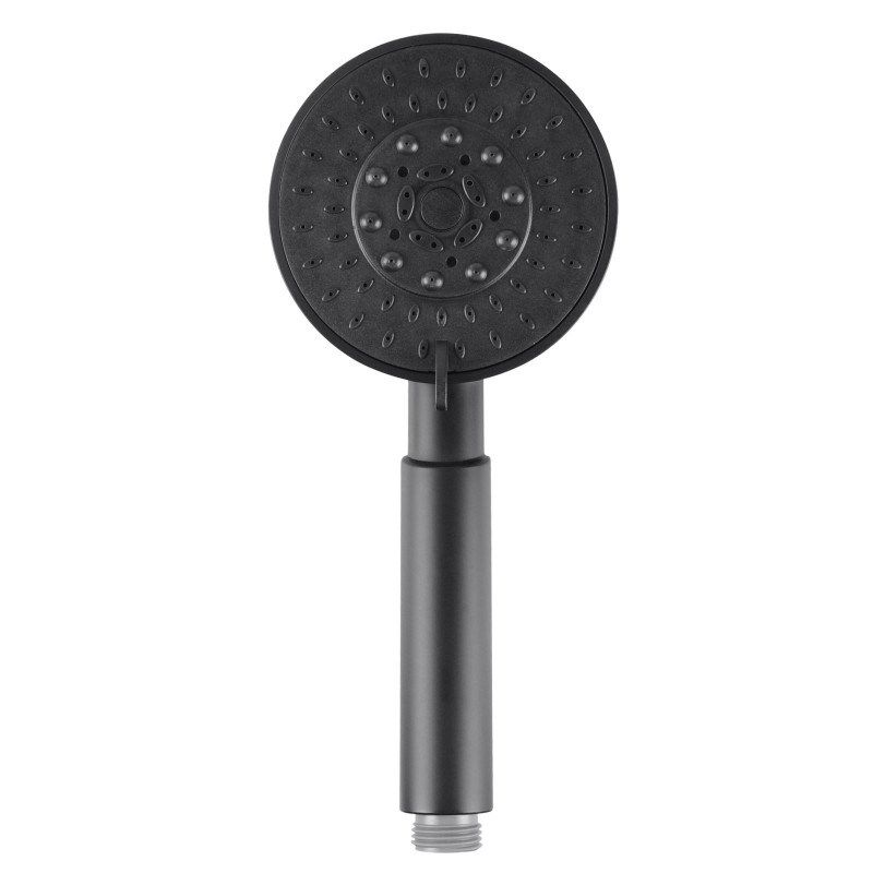 OX-R4.HHS Matte Black Round Handheld Shower