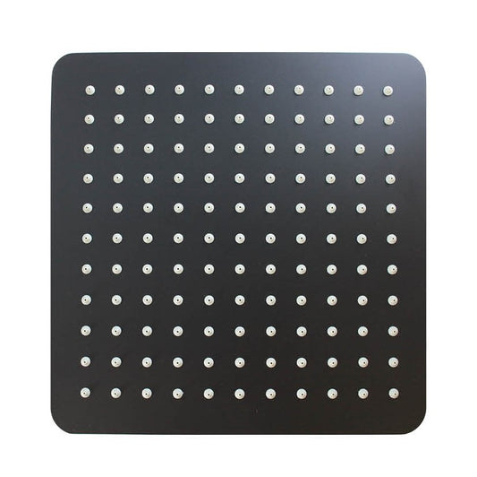 OX0003.SH Matte Black Square Wall Mounted Shower Head