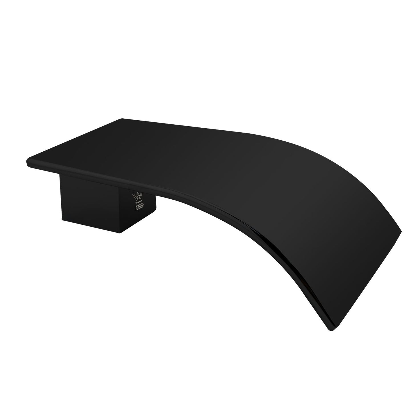 OX0005.BS CASCADE Matte Black Wall Mounted Spout