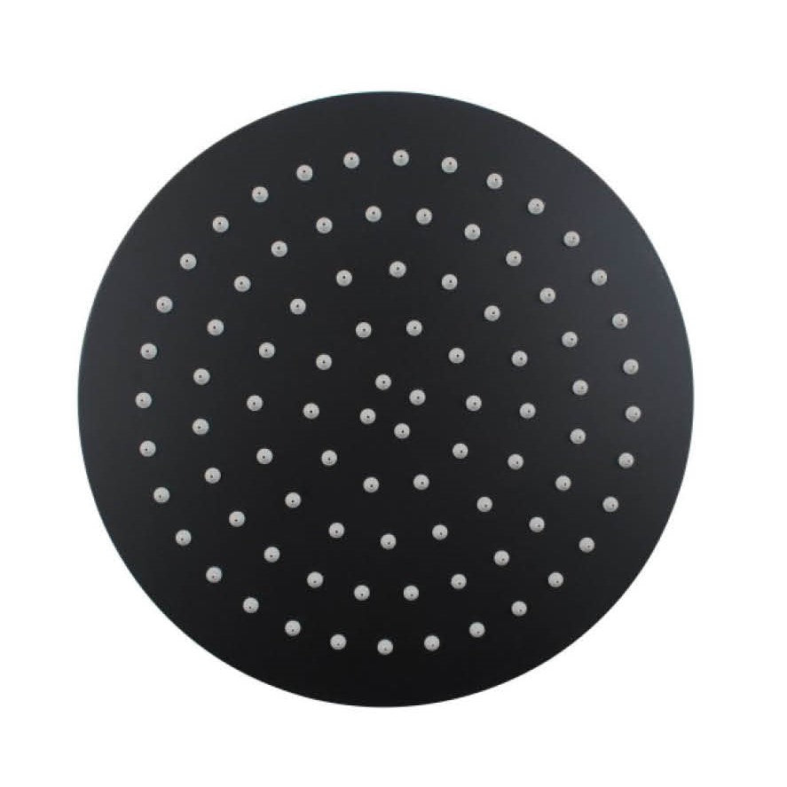 OX0007.SH Matte Black Round Shower Head
