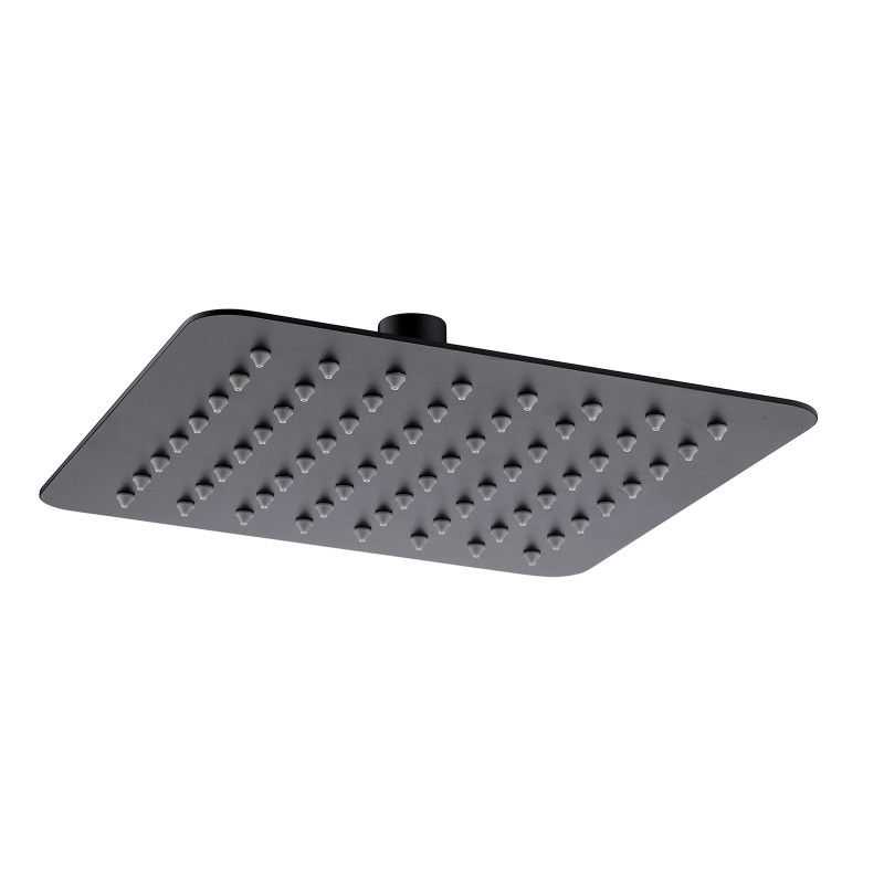 OX0100.SH Matte Black Square Shower Head