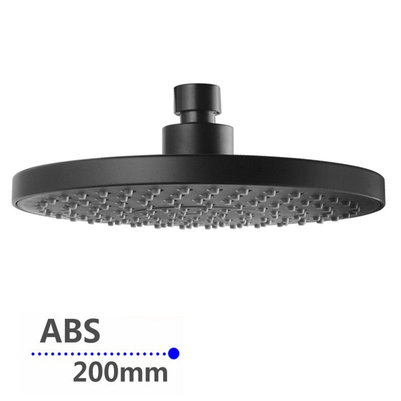 OX0102.SH Matte Black Round Shower Head