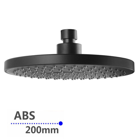 OX0102.SH Matte Black Round Shower Head