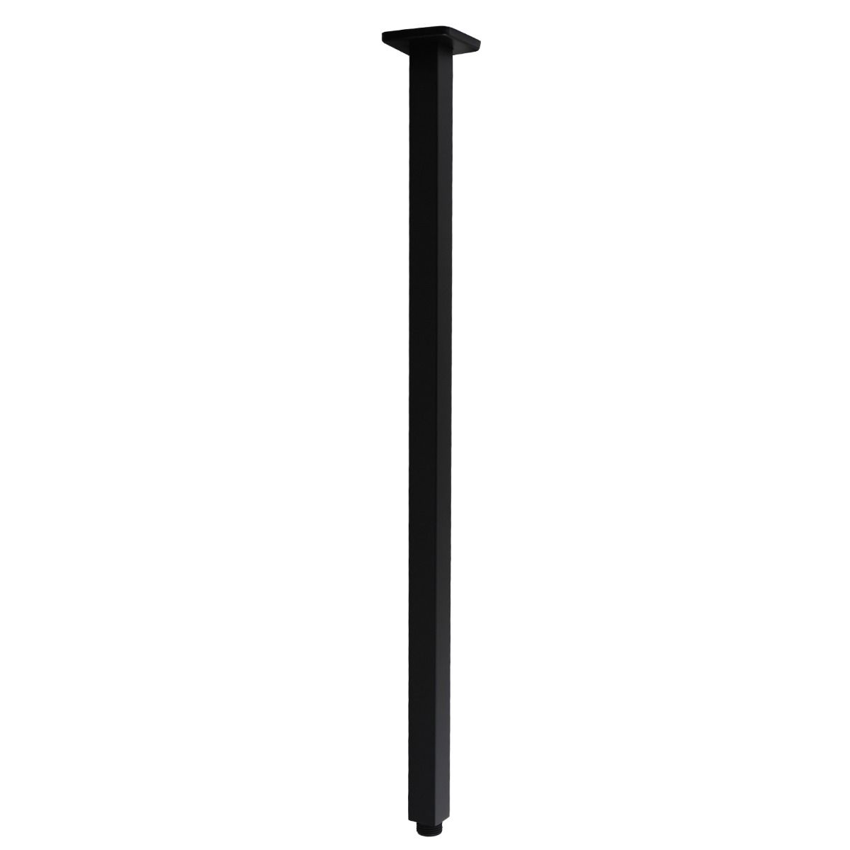 OX0106.SA OX Matte Black Square Ceiling Mount Shower Arm