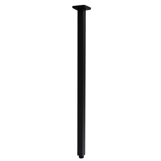 OX0106.SA OX Matte Black Square Ceiling Mount Shower Arm