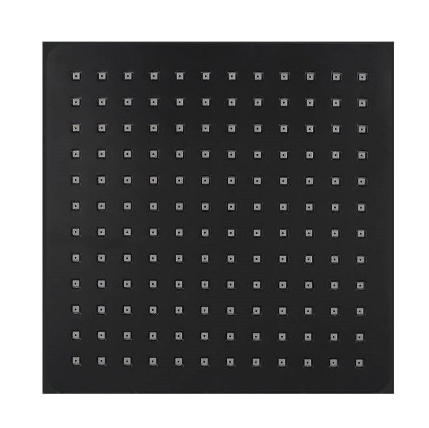 OX0115.SH Matte Black Square Wall Mounted Shower Head