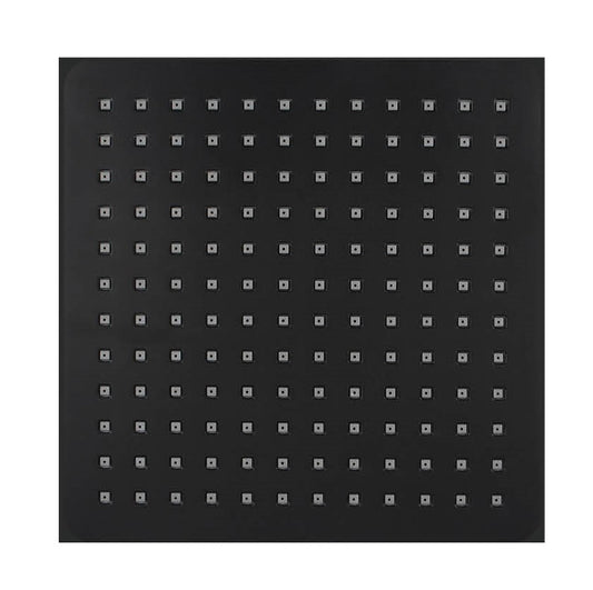 OX0115.SH Matte Black Square Wall Mounted Shower Head