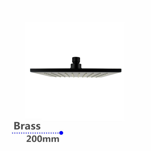 OX0134.SH Matte Black Square Shower Head