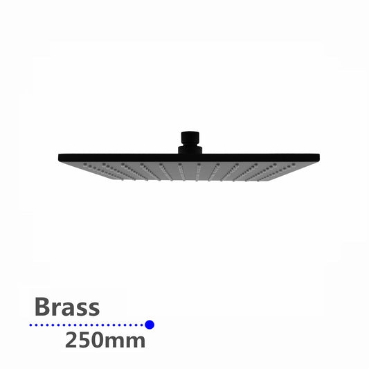 OX0135.SH Matte Black Square Shower Head