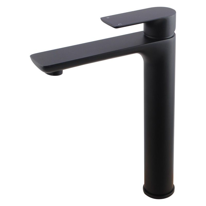 OX0152.BM VOG Matte Black Counter-mounted Tall Basin Mixer