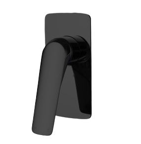 OX0164.ST AU Matte Black Square Wall Mounted Wall Mixer
